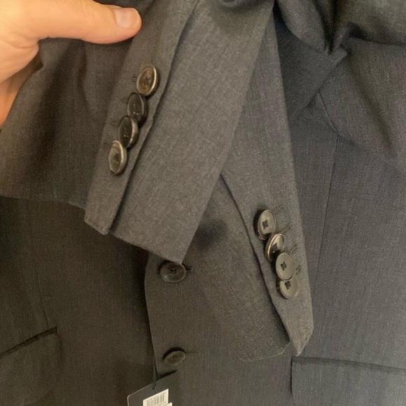 BOSS Hugo Boss Slim Fit 2pc Suit Medium Grey 42R - Picture 13 of 17